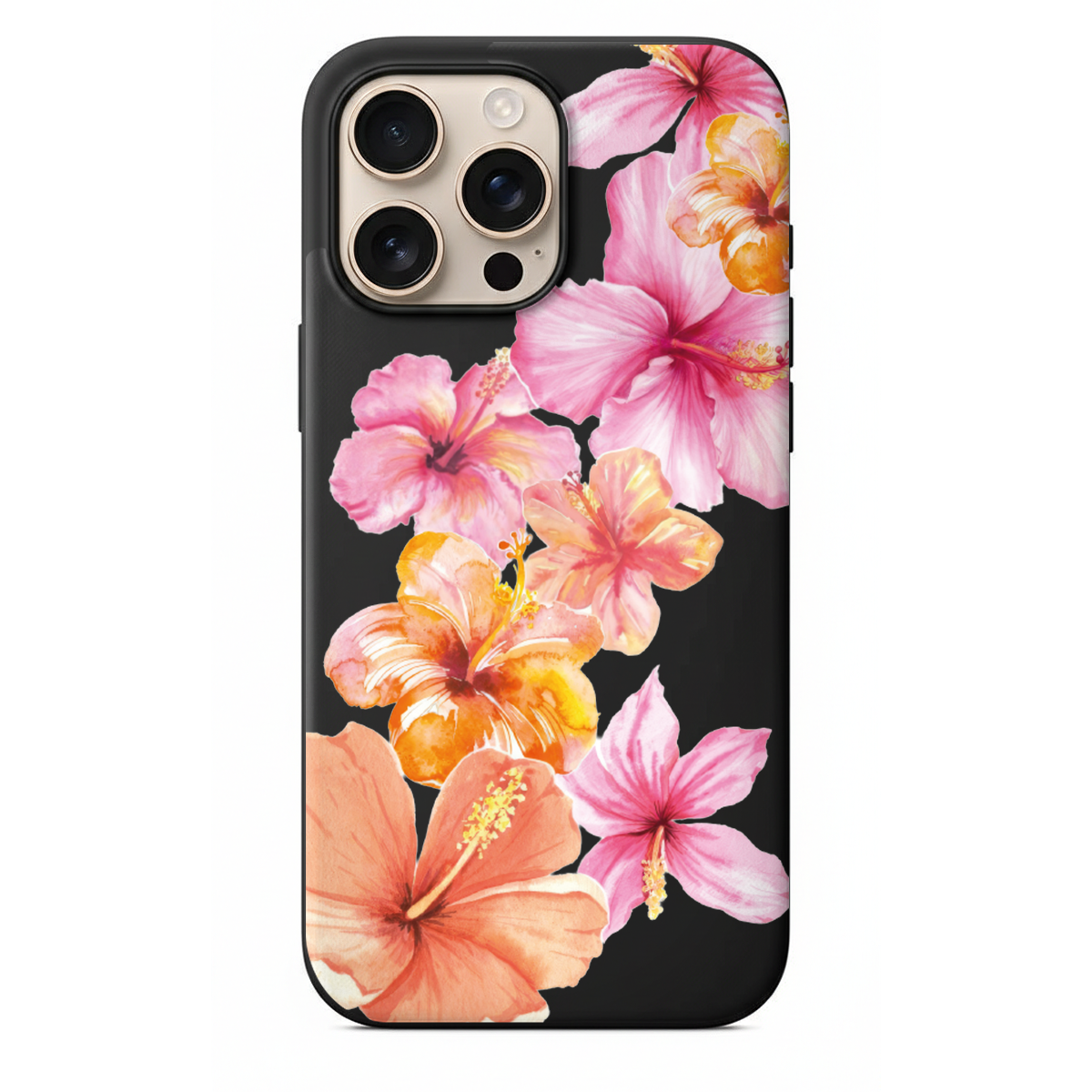 Tropikal Hibiskus Çiçekli Telefon Kılıfı - Canlı Yaz Enerjisi (WV30)