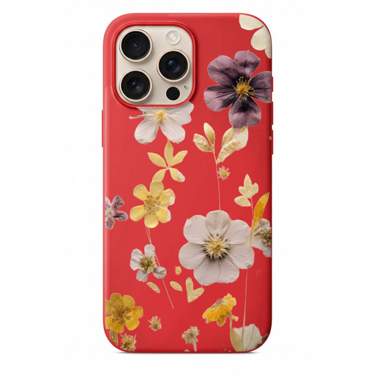 Pastel Tonlar Modern Floral Tasarım Telefon Kılıfı (WV39)