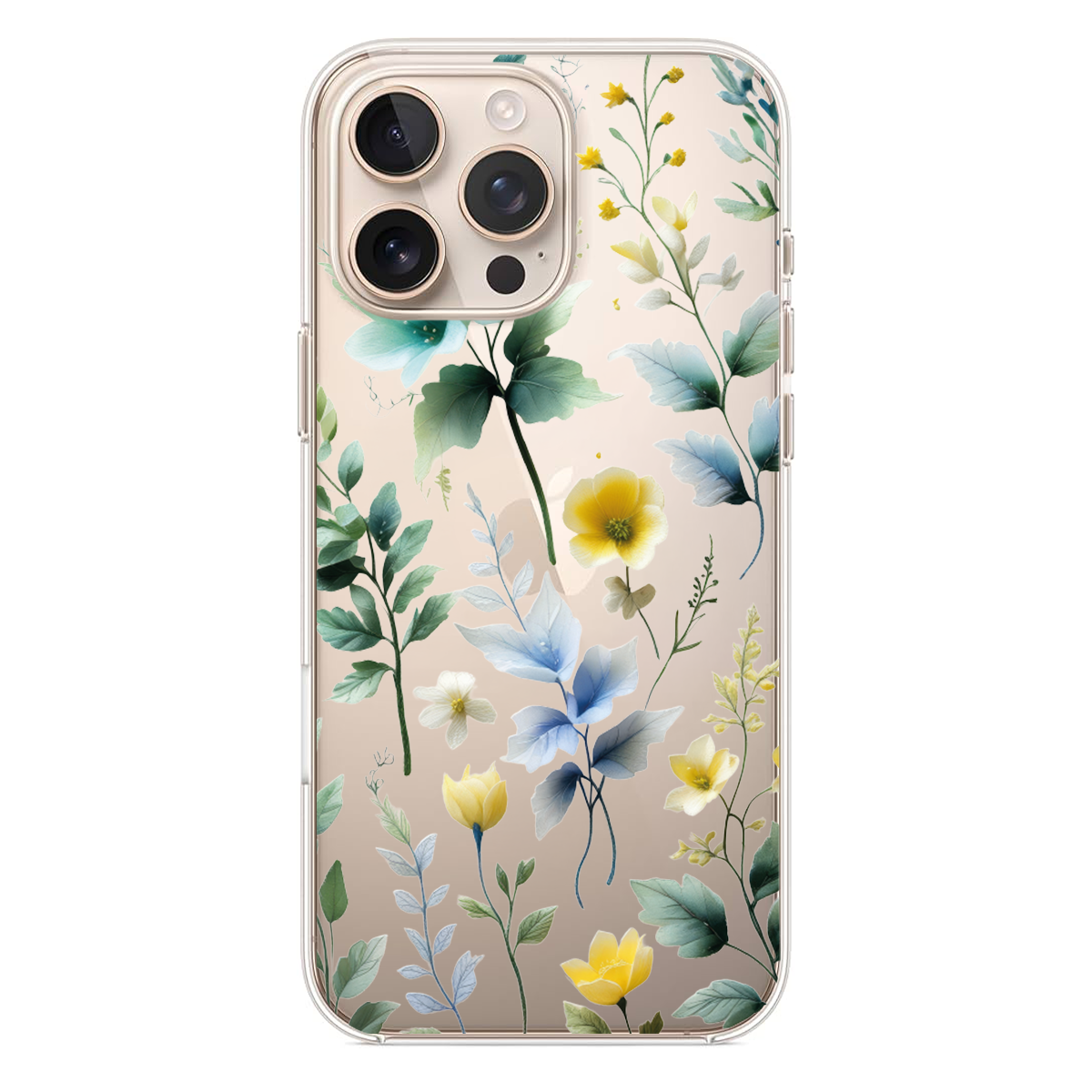 Pastel Tonlar Modern Floral Tasarım Telefon Kılıfı (WV40)