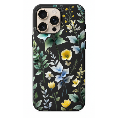 Pastel Tonlar Modern Floral Tasarım Telefon Kılıfı (WV40)