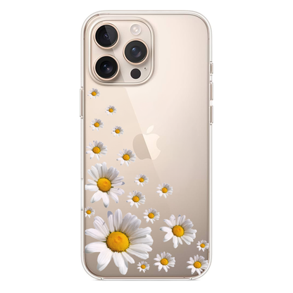 Papatya Desenli Minimalist Telefon Kılıfı - Bahar Esintisi Özel Tasarım Lansman Kapak (WV21)