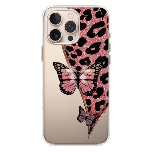 Leopar ve Sim Detaylı Estetik Telefon Kılıfı (WV25)