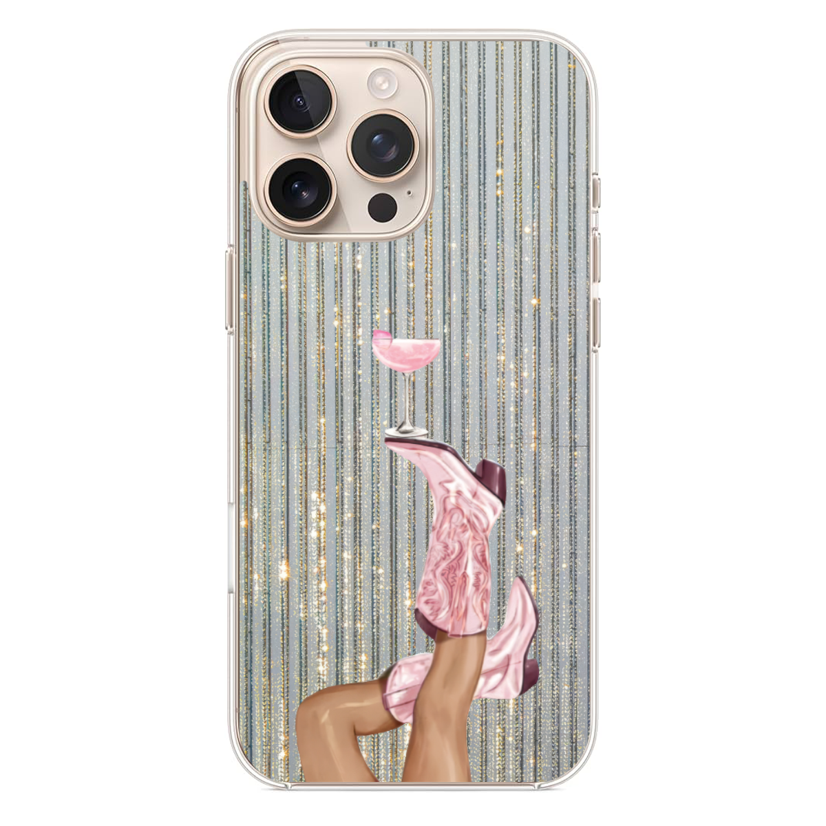 Pembe Kovboy Çizmeli Telefon Kılıfı (SV67)