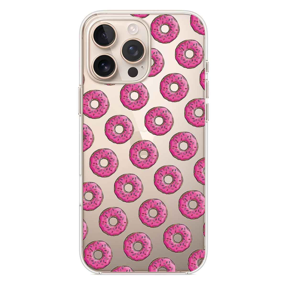 Pembe Donut Desenli Telefon Kılıfı (SV81)