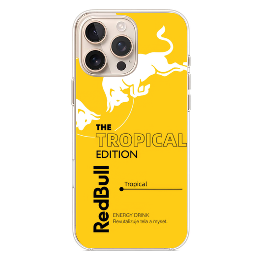 Sarı RedBull Tropical Edition Benzeri Telefon Kılıfı (SC56)