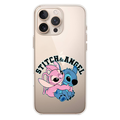 Sevimli Stitch ve Angel Tasarımlı Telefon Kılıfı (HC34)