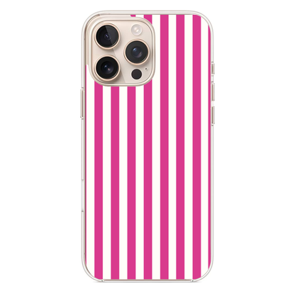 Pembe Çizgili Estetik Telefon Kılıfı (SV51)