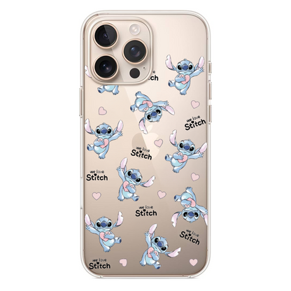 Stitch We Love Stitch Tasarım Telefon Kılıfı (HC38)