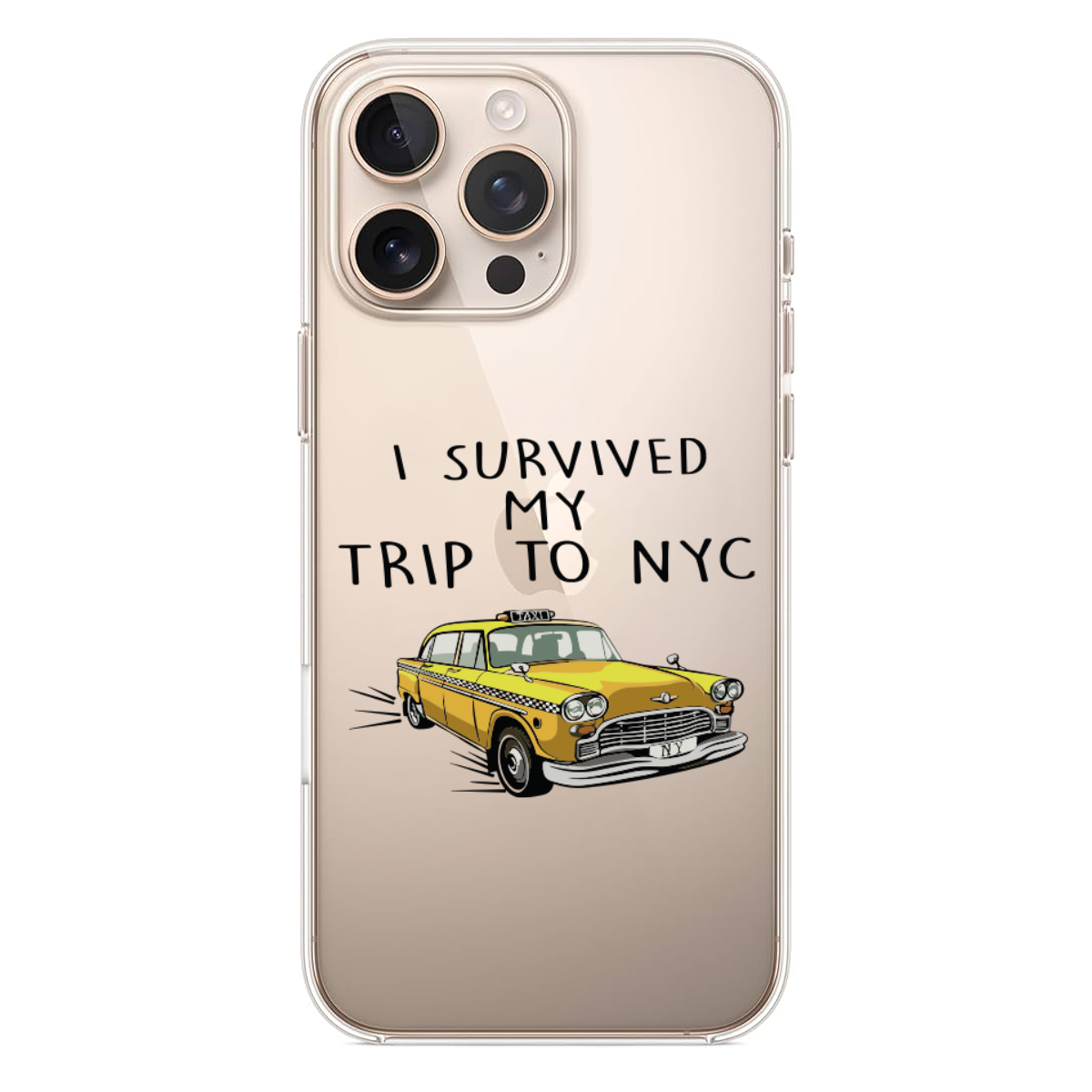 New York Sarı Taksi Tasarımlı Telefon Kılıfı (DC16)