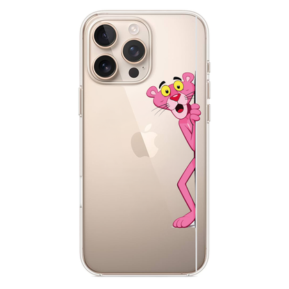 Pembe Panter Figürlü Estetik Telefon Kılıfı (HC40)