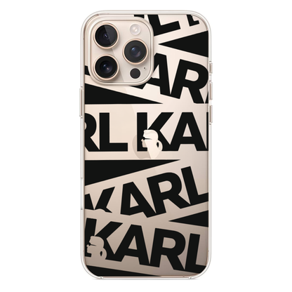 Karl Lagerfeld Tipografi Tasarımlı Telefon Kılıfı (SC28)
