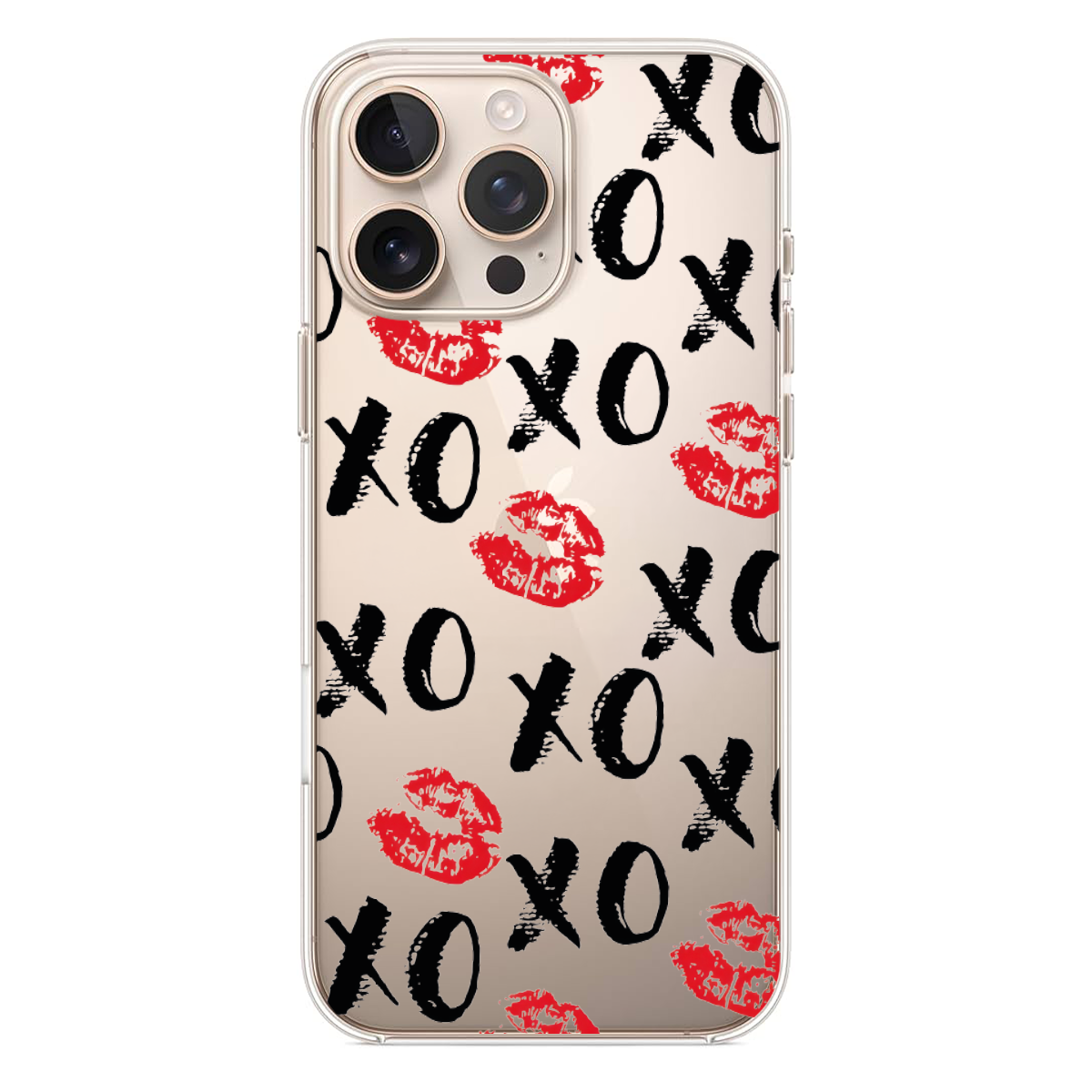 XOXO ve Öpücük İzi Telefon Kılıfı (WV125)