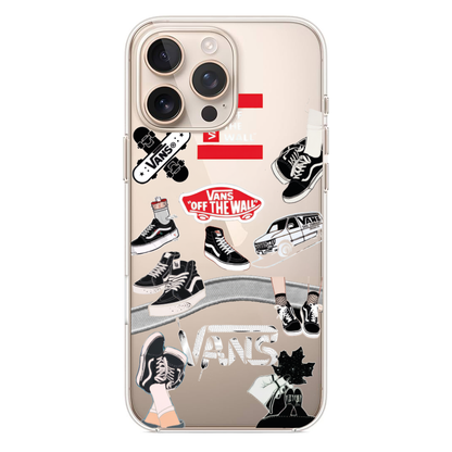 Vans Ayakkabı ve Sticker Tasarımlı Telefon Kılıfı (SC32)