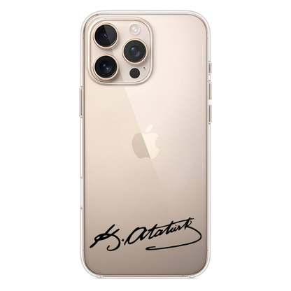 Atatürk İmzalı Tasarım Telefon Kılıfı (LC15)