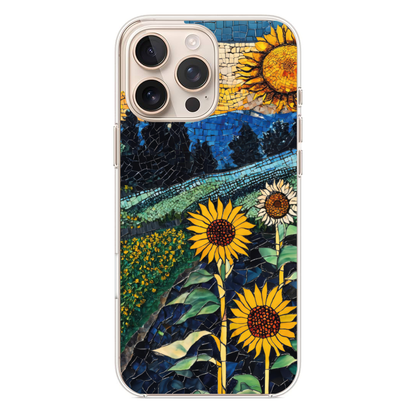 Van Gogh Tarzı Ayçiçeği Mozaik Tasarım Telefon Kılıfı (WV115)