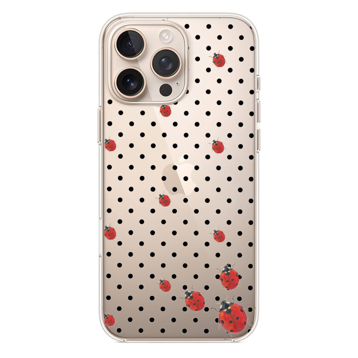 Puantiyeli ve Uğur Böcekli Telefon Kılıfı (WV95)