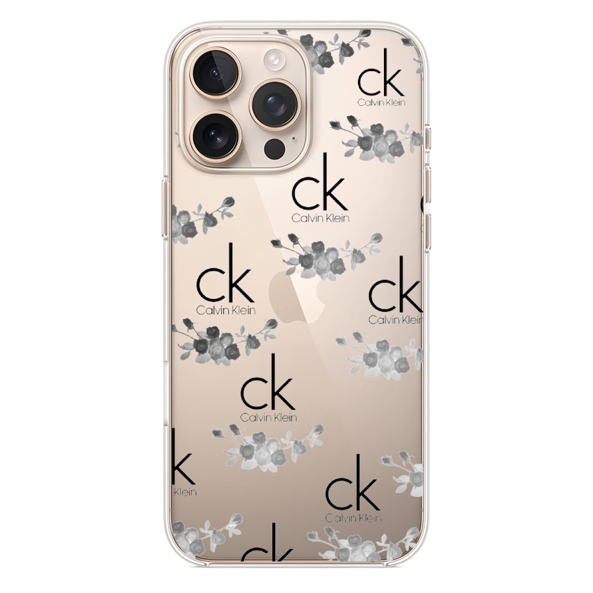 Calvin Klein ck Logolu Çiçek Desenli Telefon Kılıfı (SC43)