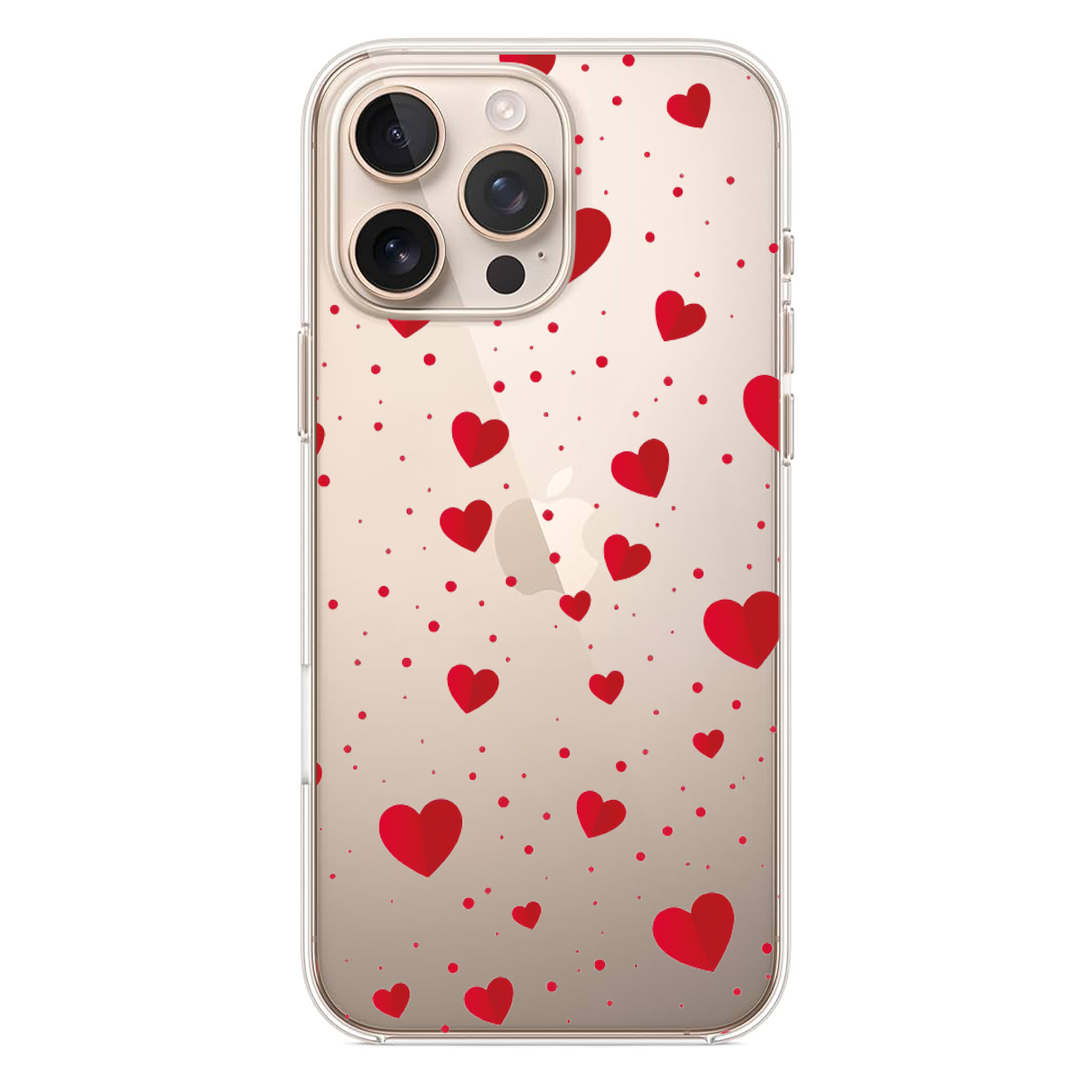 Romantik Minik Kalp Motifli  Telefon Kılıfı (WV127)