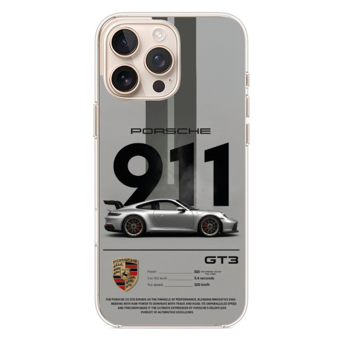 Porsche 911 GT3 Tasarım Telefon Kılıfı (DC15)