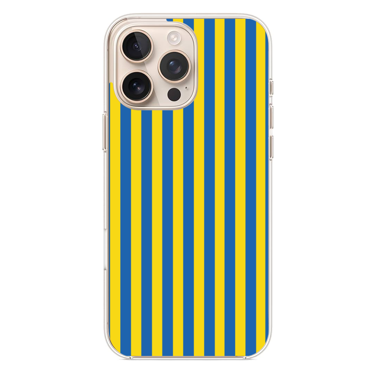 Sarı Mavi Çizgili Klasik Telefon Kılıfı (SV52)