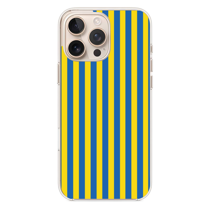 Sarı Mavi Çizgili Klasik Telefon Kılıfı (SV52)