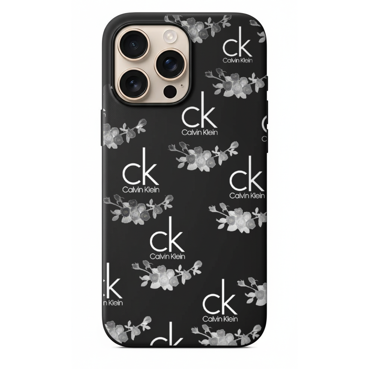 Calvin Klein ck Logolu Çiçek Desenli Telefon Kılıfı (SC43)