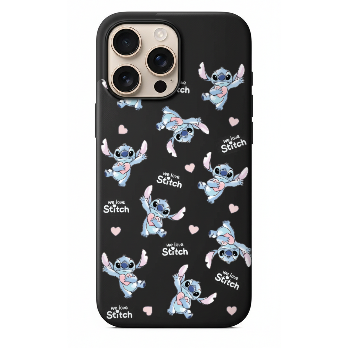 Stitch We Love Stitch Tasarım Telefon Kılıfı (HC38)