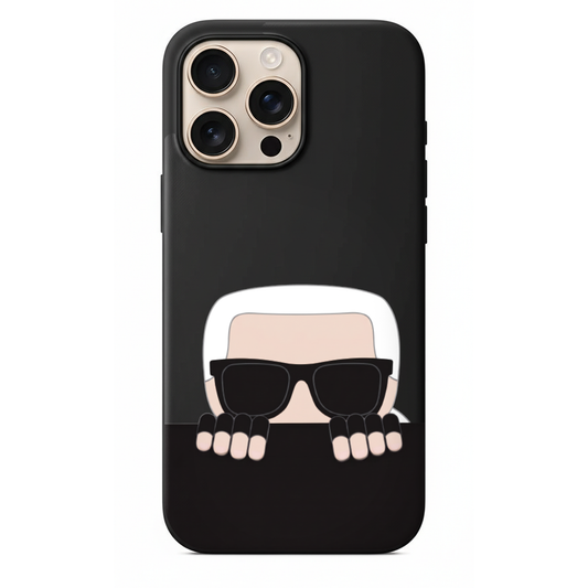Karl Lagerfeld İllüstrasyonlu Telefon Kılıfı (SC59)