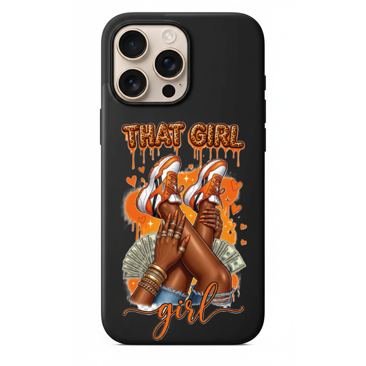 That Girl Turuncu Sneaker Telefon Kılıfı (SC38)