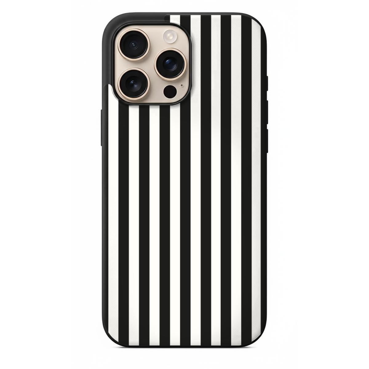 Siyah Beyaz Çizgili Klasik Telefon Kılıfı (SV53)
