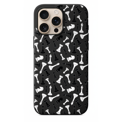 Satranç Taşları Desenli Telefon Kılıfı (SV76)