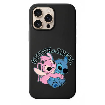 Sevimli Stitch ve Angel Tasarımlı Telefon Kılıfı (HC34)