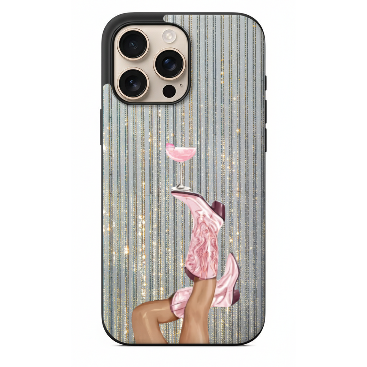 Pembe Kovboy Çizmeli Telefon Kılıfı (SV67)