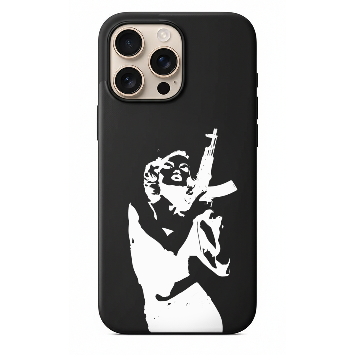 Marilyn Monroe Silahlı Pop Art Telefon Kılıfı (SC67)