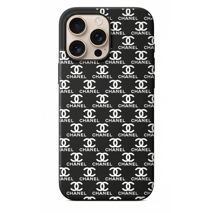Chanel Logolu Monogram Desenli Telefon Kılıfı (WV104)
