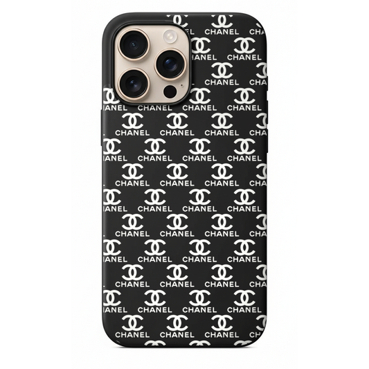 Chanel Logolu Monogram Desenli Telefon Kılıfı (WV104)