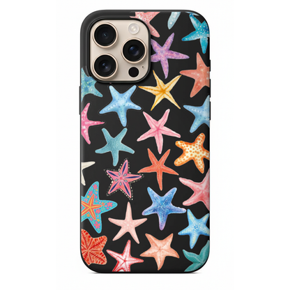 Renkli Denizyıldızı Desenli Telefon Kılıfı (SV45)