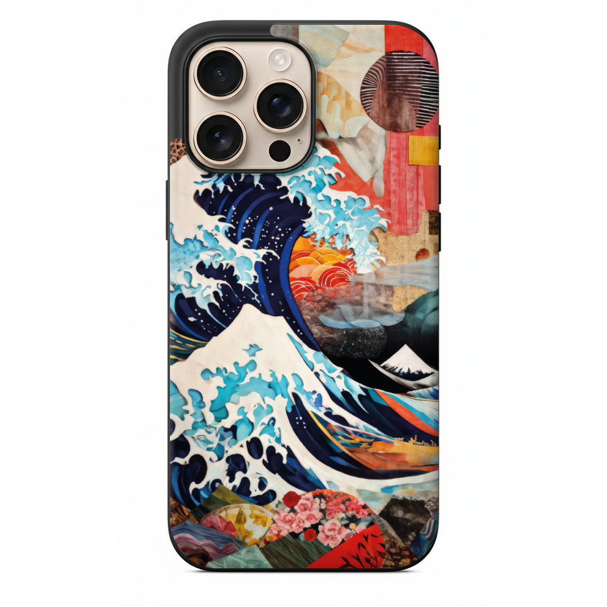 Kanagawa Büyük Dalga Sanat Tasarım Telefon Kılıfı (WV109)