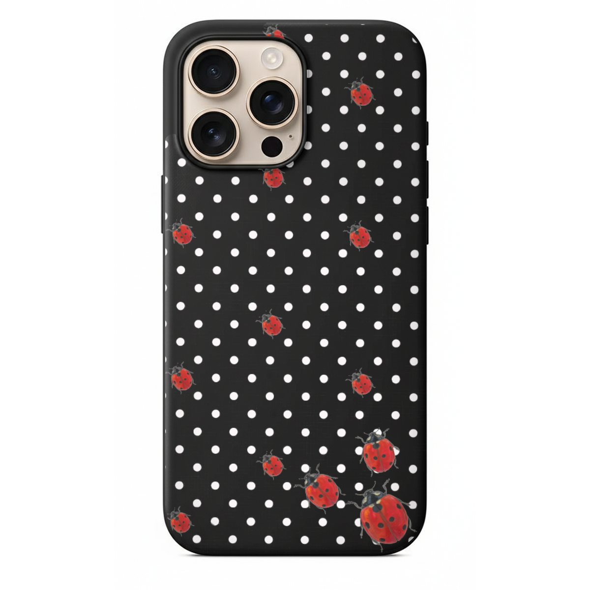 Puantiyeli ve Uğur Böcekli Telefon Kılıfı (WV95)