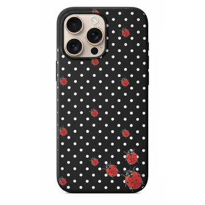 Puantiyeli ve Uğur Böcekli Telefon Kılıfı (WV95)