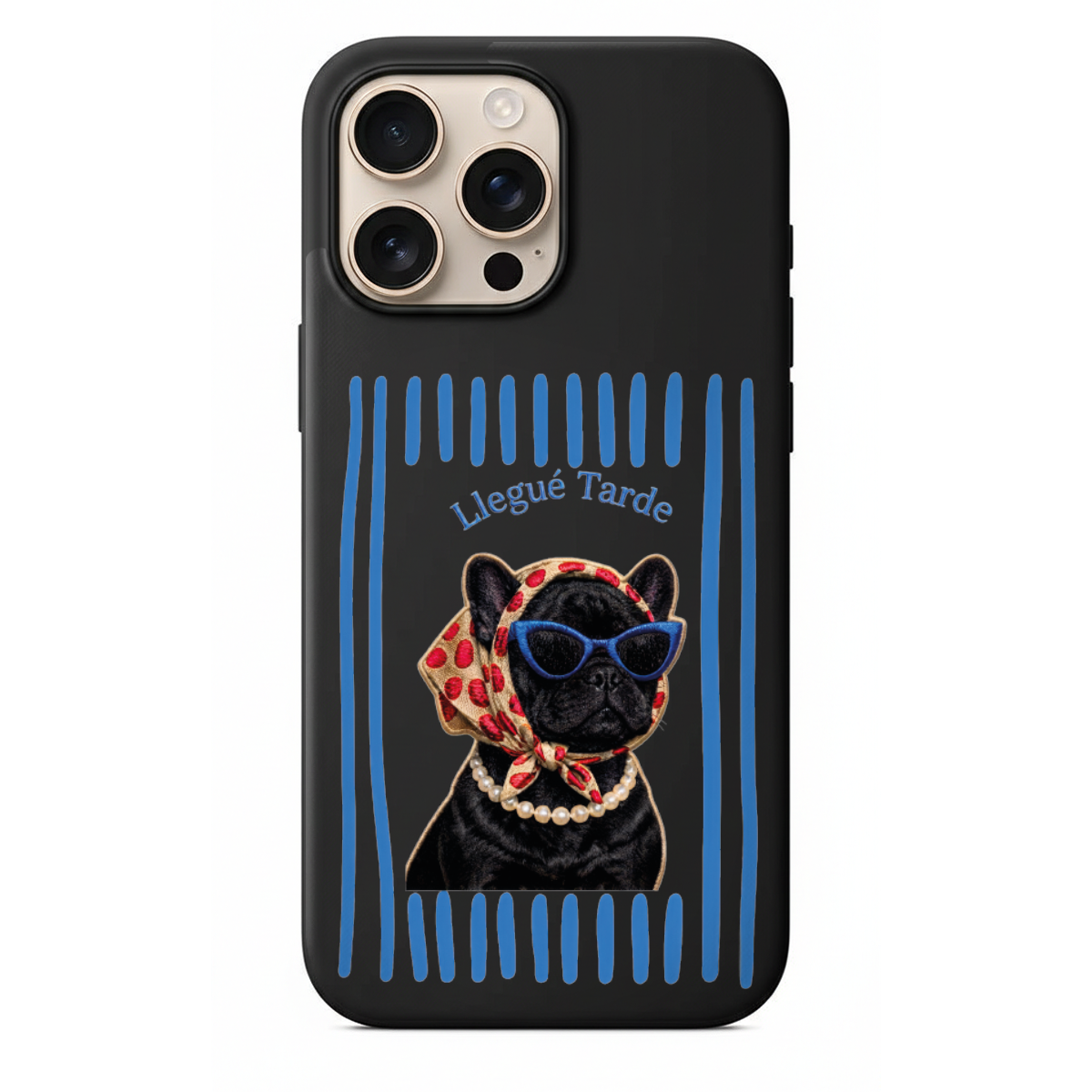 Gözlüklü Fransız Buldoğu Telefon Kılıfı (SV61)