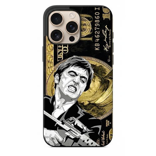 Scarface Altın Dolar Ve Tony Montana Tasarımlı Kılıf (SC66)