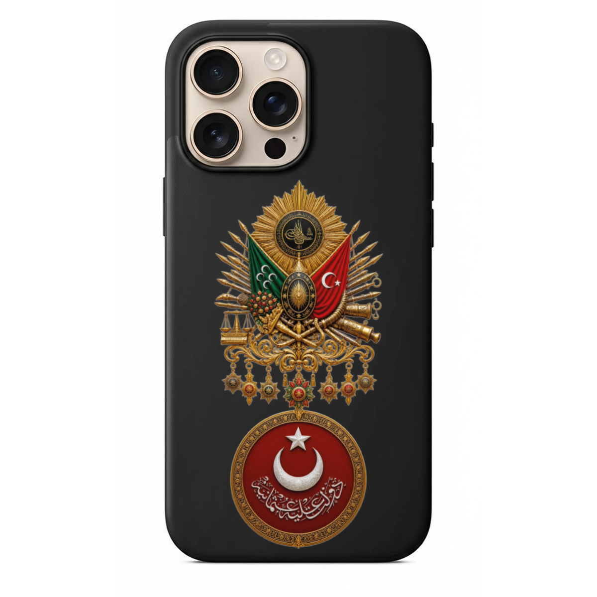 Osmanlı Arma Motifli Telefon Kılıfı (LE18)