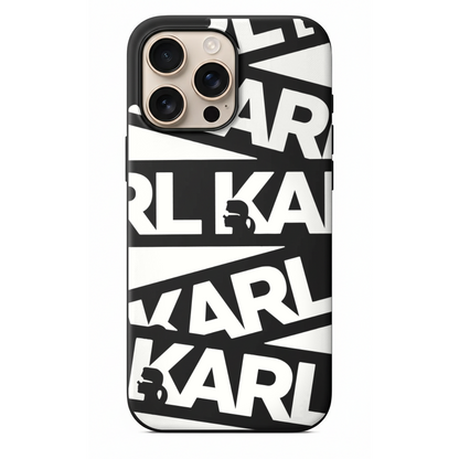 Karl Lagerfeld Tipografi Tasarımlı Telefon Kılıfı (SC28)