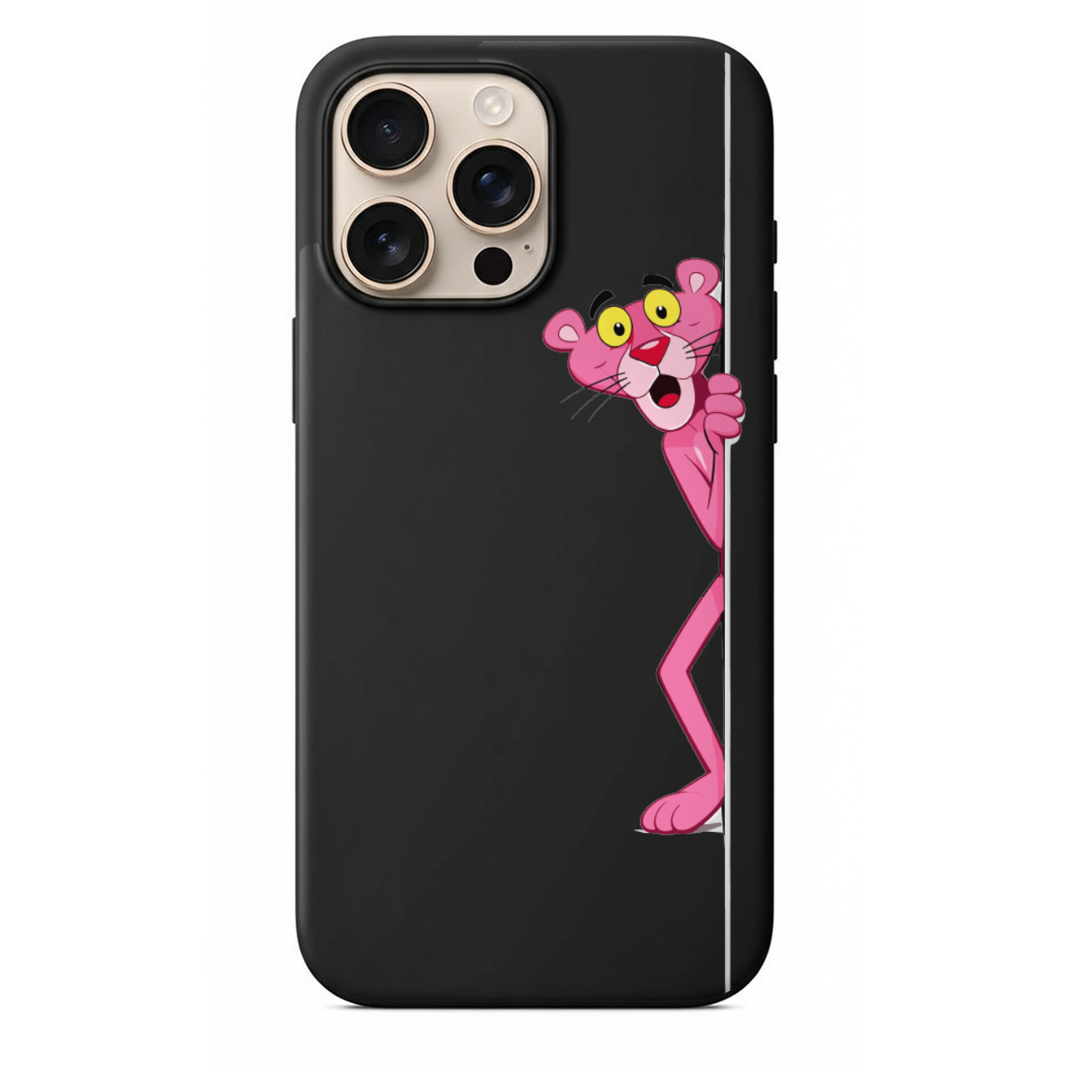 Pembe Panter Figürlü Estetik Telefon Kılıfı (HC40)