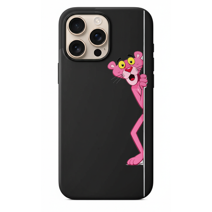 Pembe Panter Figürlü Estetik Telefon Kılıfı (HC40)