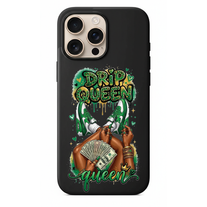 Drip Queen Yeşil Sneaker Telefon Kılıfı (SC36)