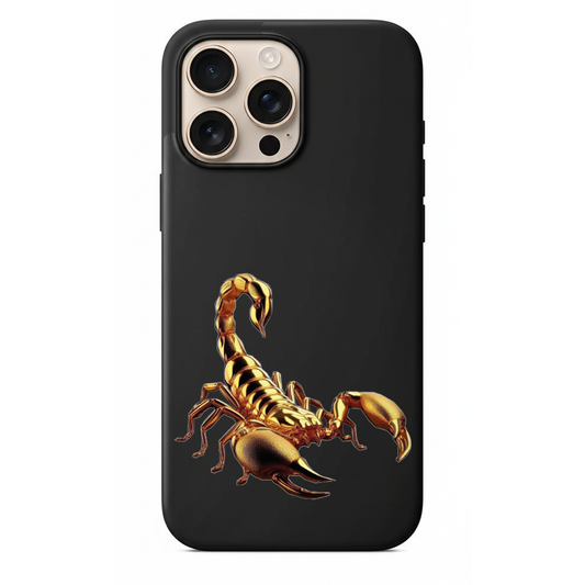 Altın Akrep Figürlü Telefon Kılıfı (SC61)