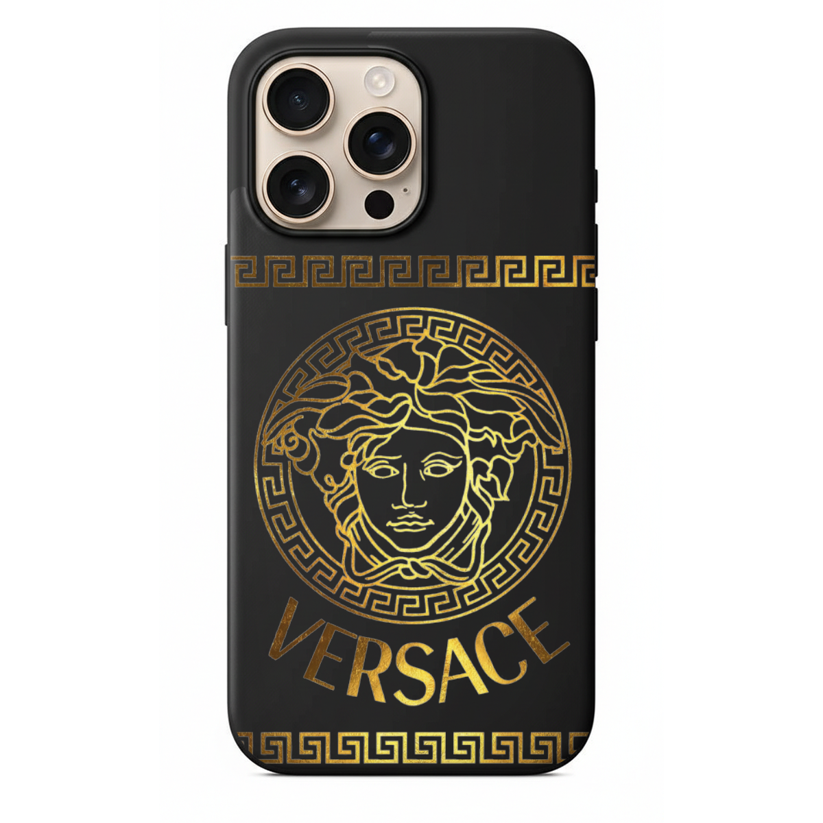 Versace Logolu Altın Desenli Telefon Kılıfı (HC31)