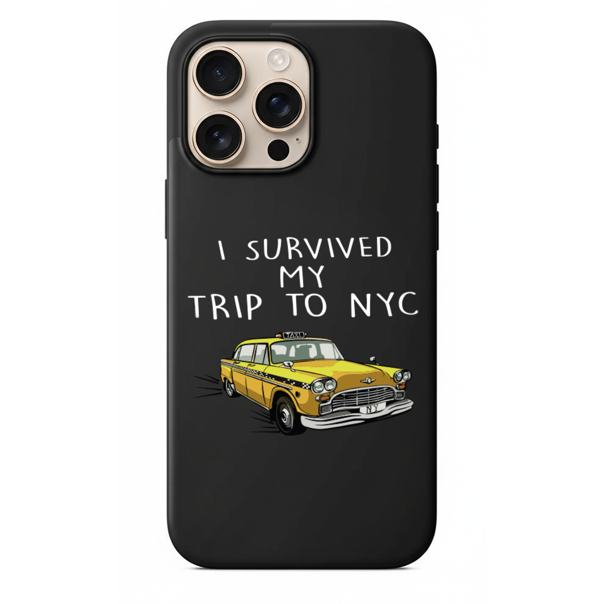 New York Sarı Taksi Tasarımlı Telefon Kılıfı (DC16)